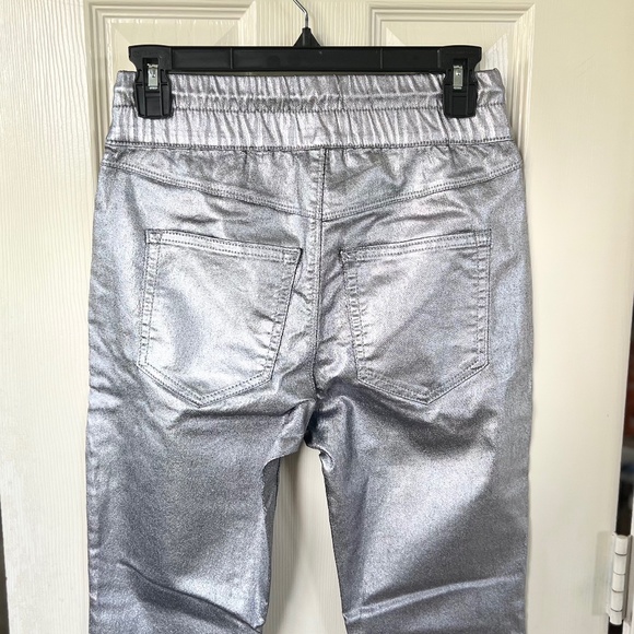Juicy Couture Drawstring Silver Metalic Pants - Picture 7 of 7